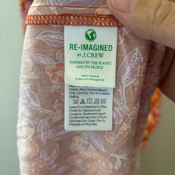 J. Crew tiered maxi dress in painted block print Size Medium - Picture 11 of 13